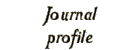 View journal profile